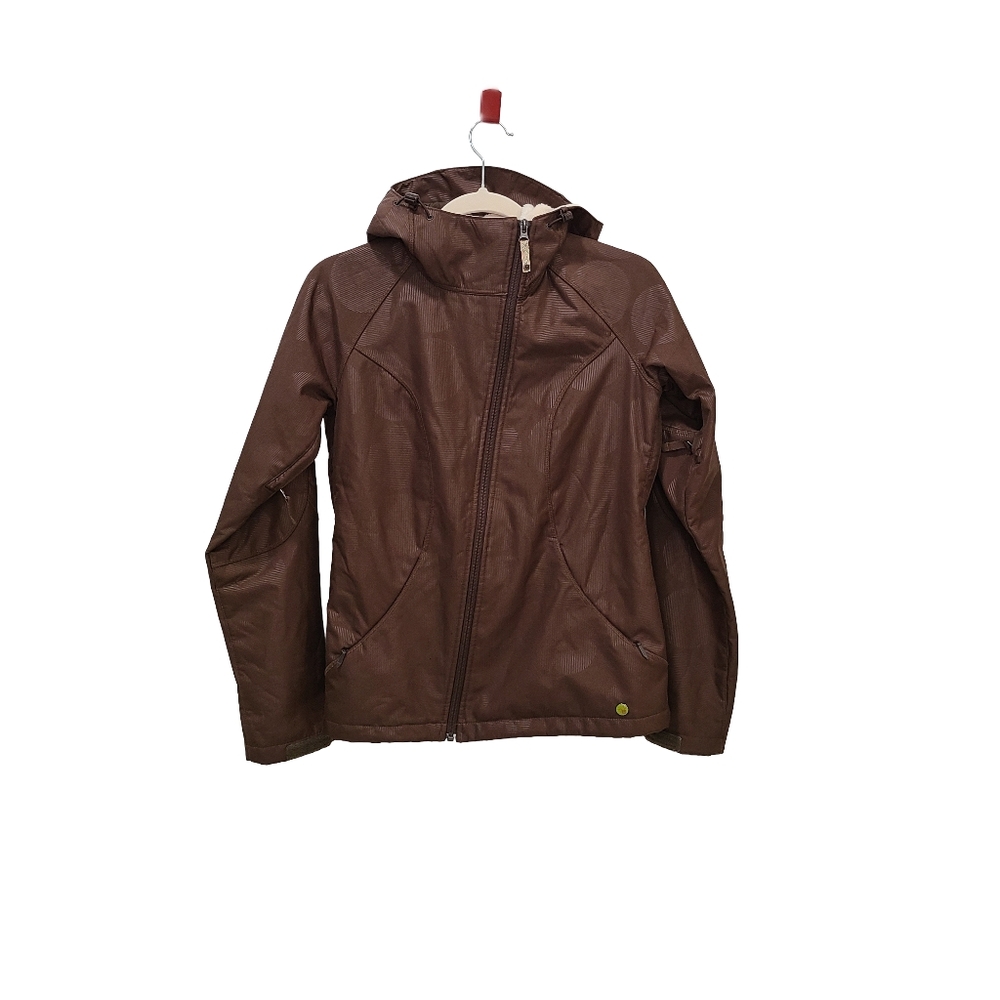 Burton Jacket Brown Winter Outdoor Ski Snow Cozy Fleece Snowboard XS - Picture 16 of 16